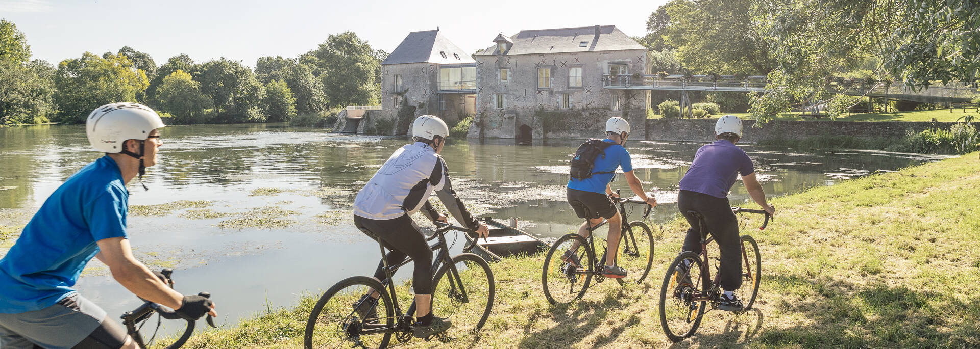 Angers Gravel Tour dans les basses vallées angevines à Rives du Loir en Anjou