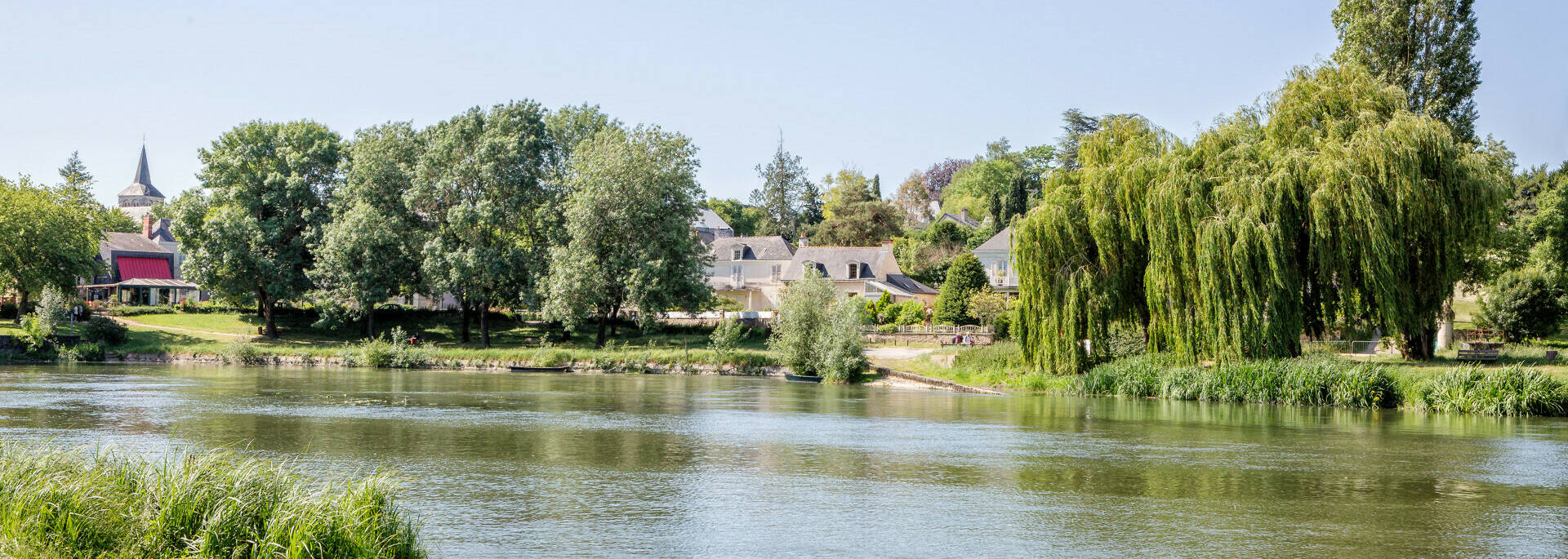 Randonnée sur les bords du Loir au soleil 