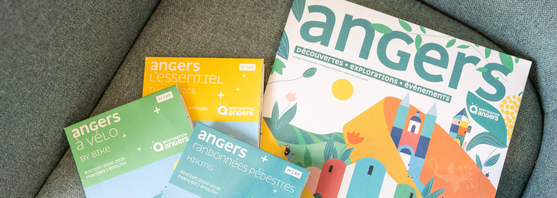 Collection d'éditions touristiques - Destination Angers 