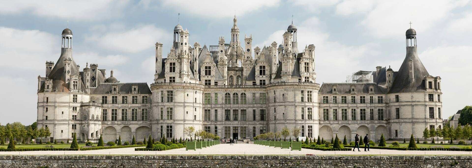 Château de Chambord en paysage panoramique