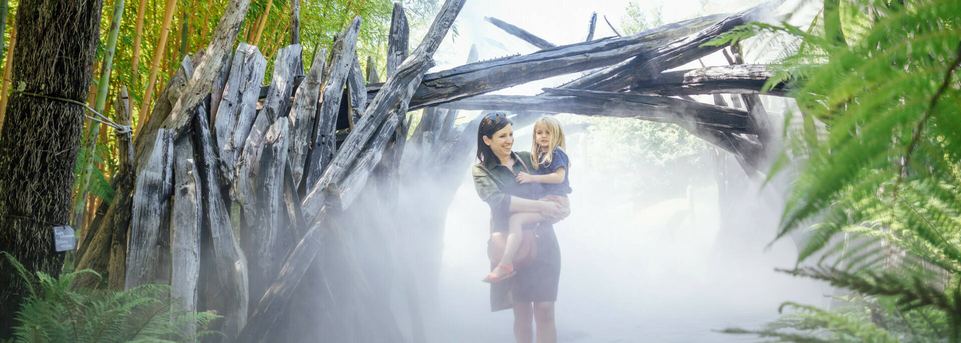 Mother and daughter at Terra Botanica
