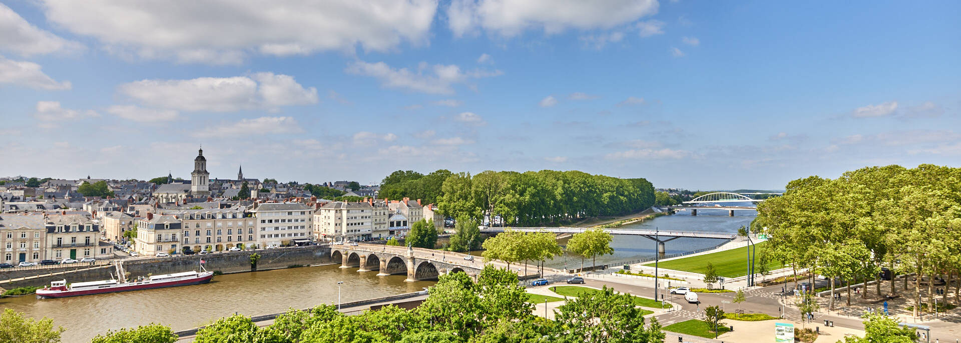 View of Angers from les Salons Donadieu
