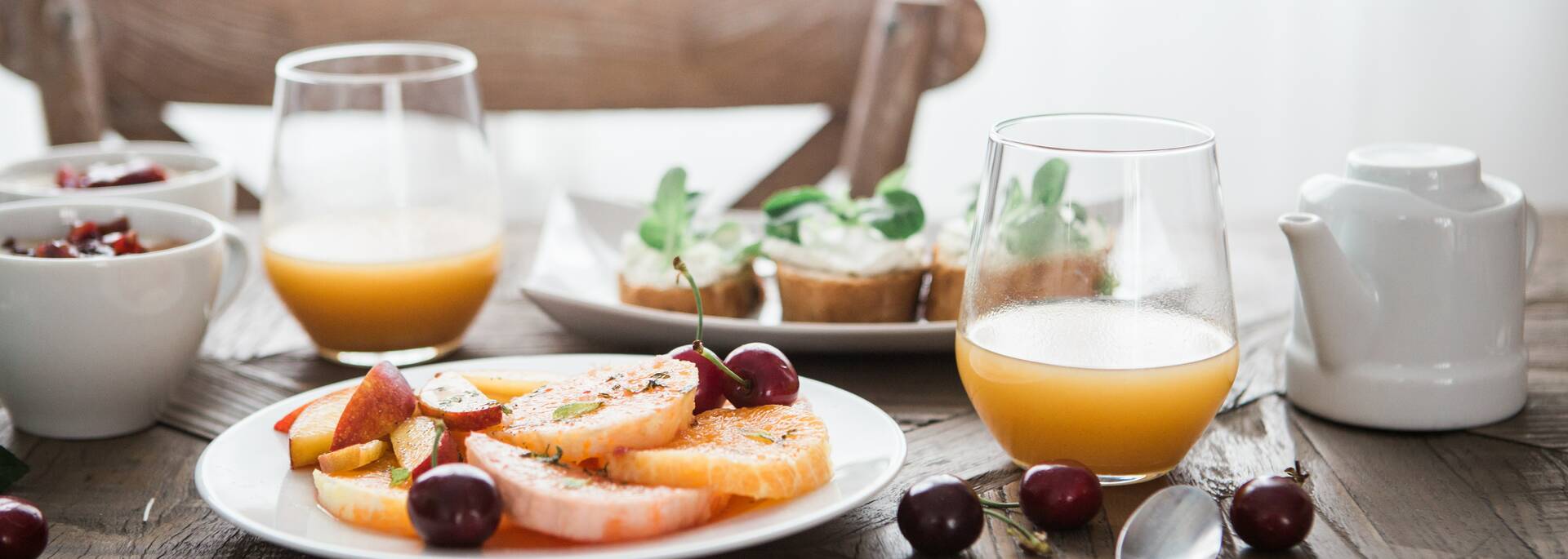 A brunch on a table