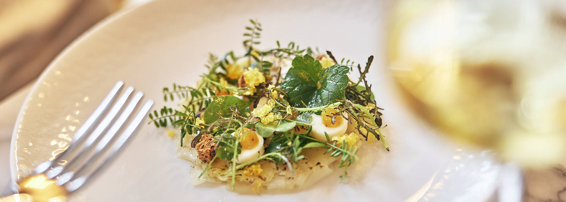 Close-up of a dish in a restaurant