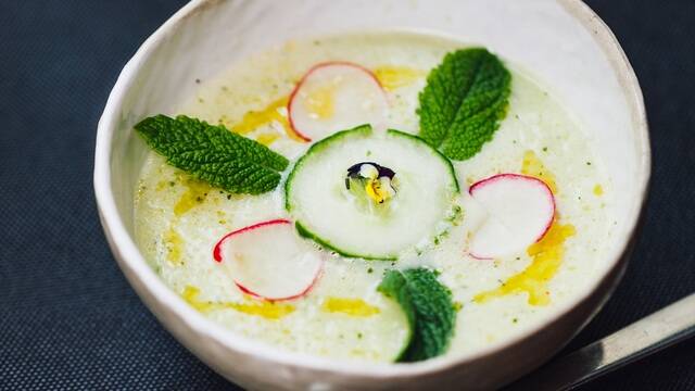 Close up of a dish from the restaurant Osé
