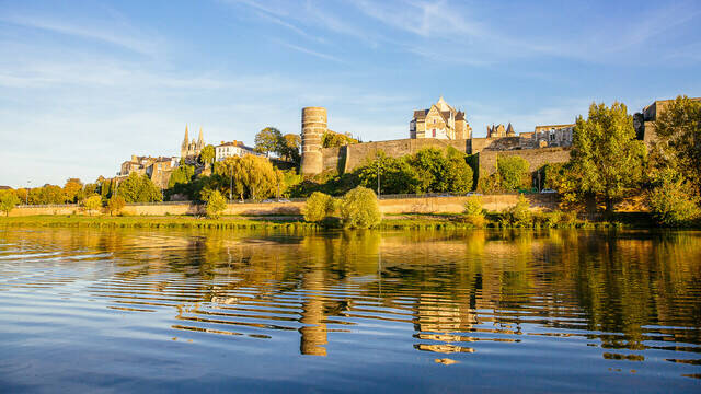 View of Château d'Angers from Maine
