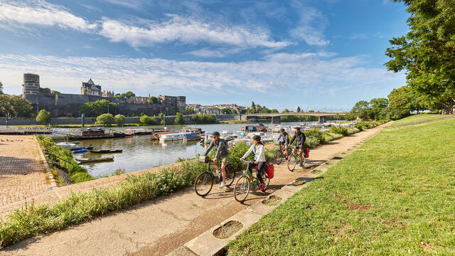 Cyclists in Angers 