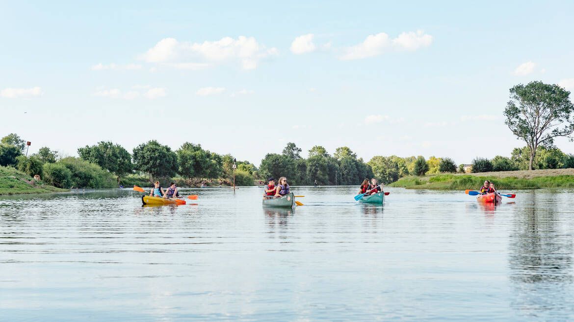 Jóvenes en Kayak