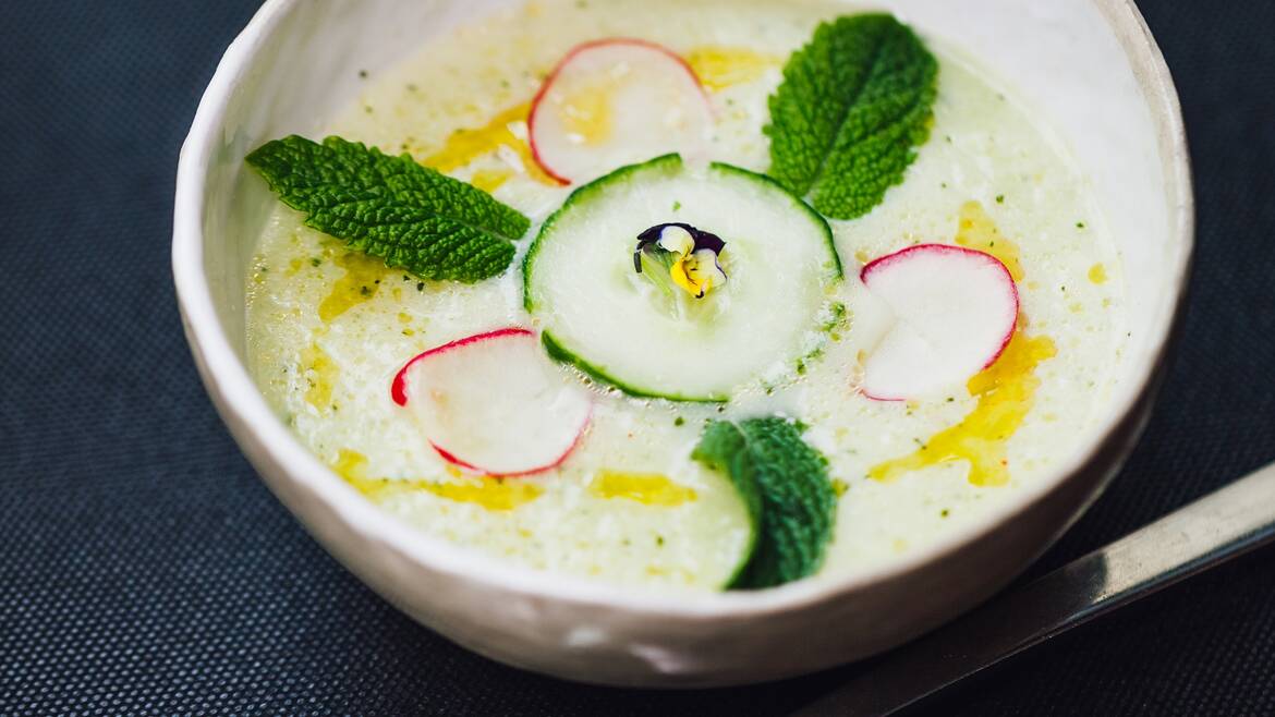 Close up of a dish from the restaurant Osé