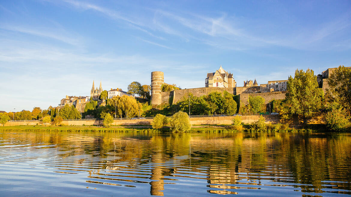 View of Château d'Angers from Maine