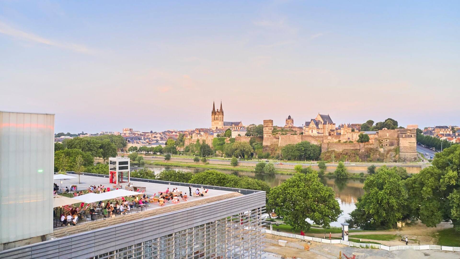 View from the roof of the Quai Theatre