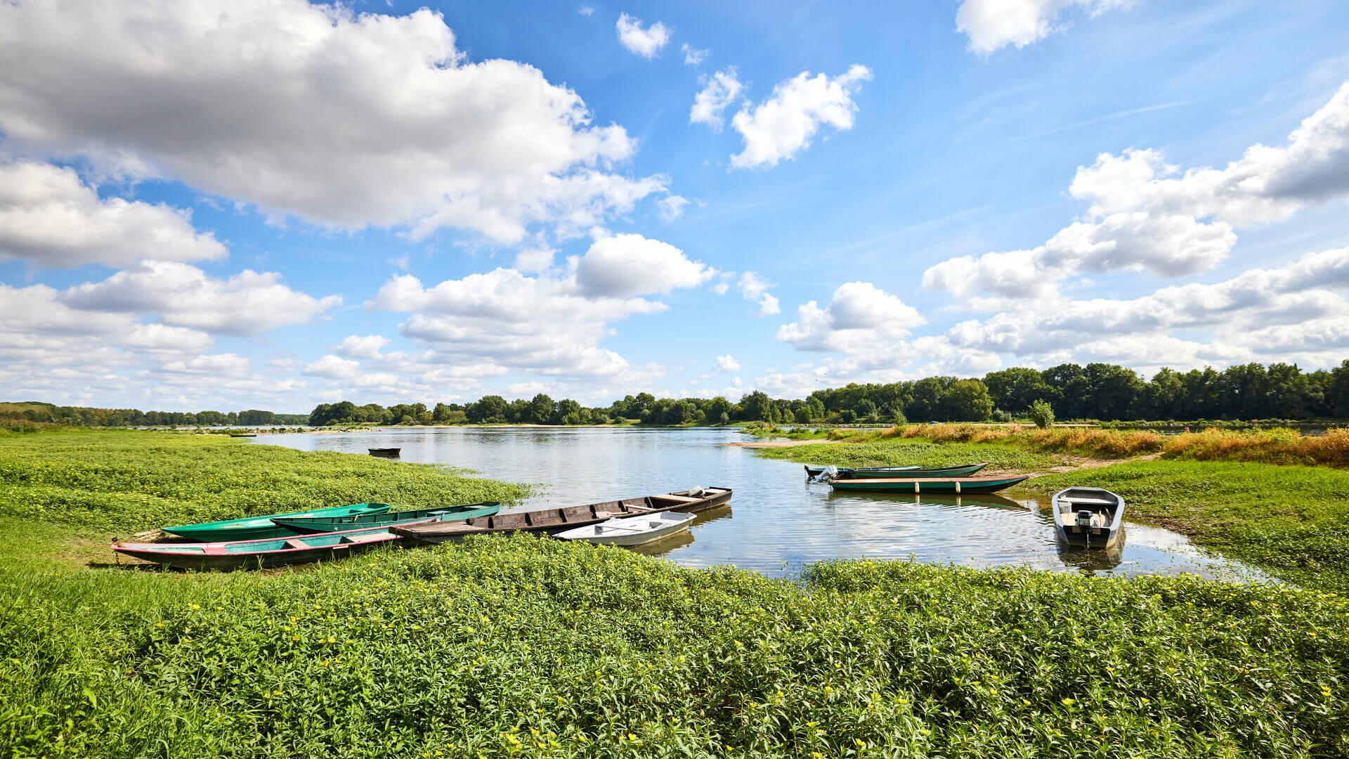 View on the river Loire from La Pointe