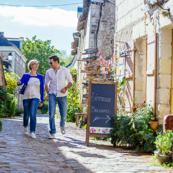 Alleys of the village of Béhuard