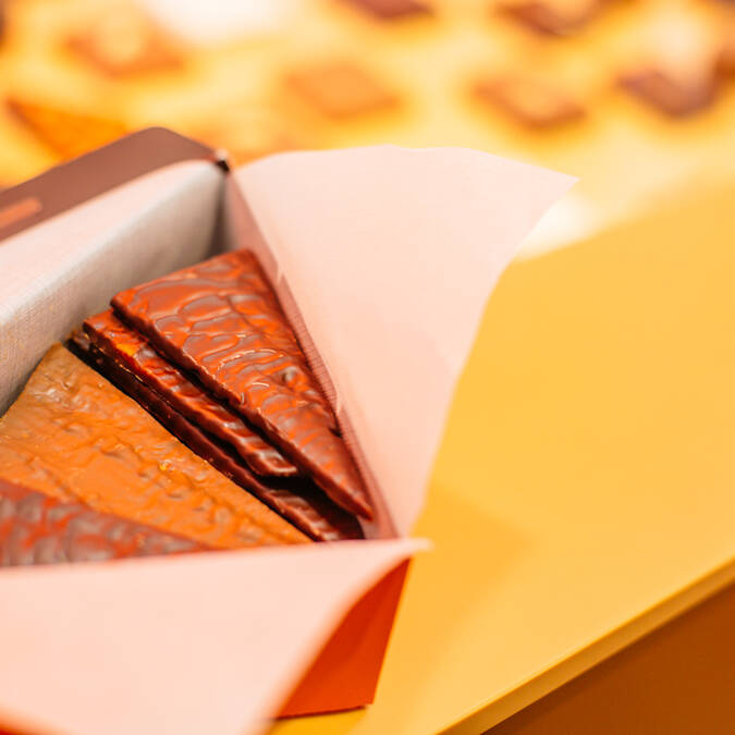 Caramandes from Chocolaterie Benoît © Les Conteurs