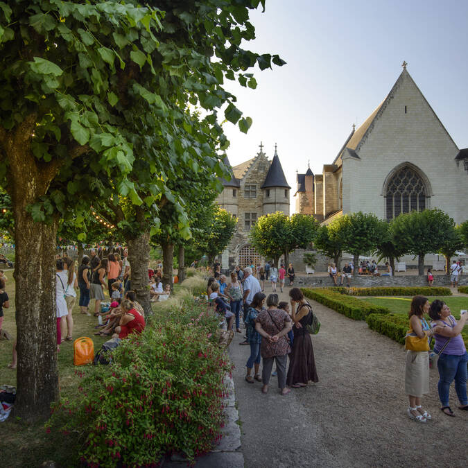 Château d'Angers con la familia