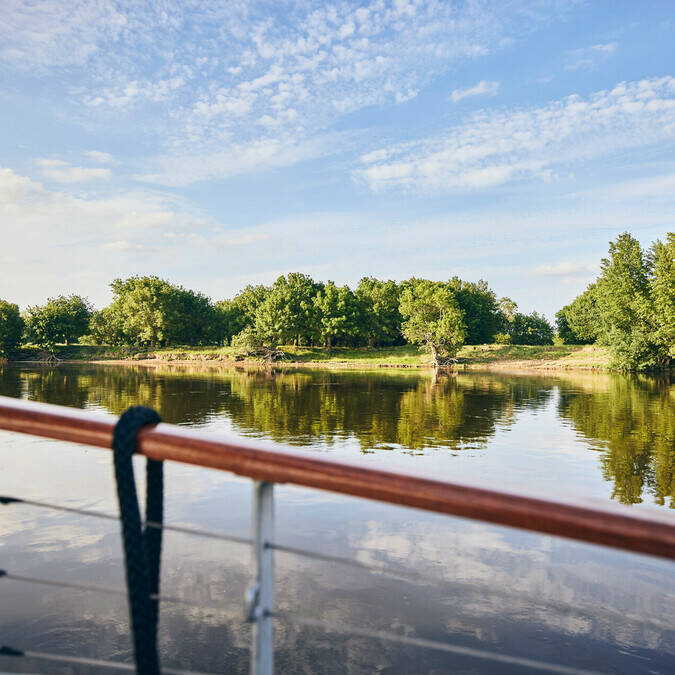 Landscape on the river banks