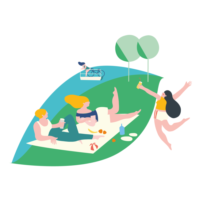 Angers picnic illustration © Sabrina Chess